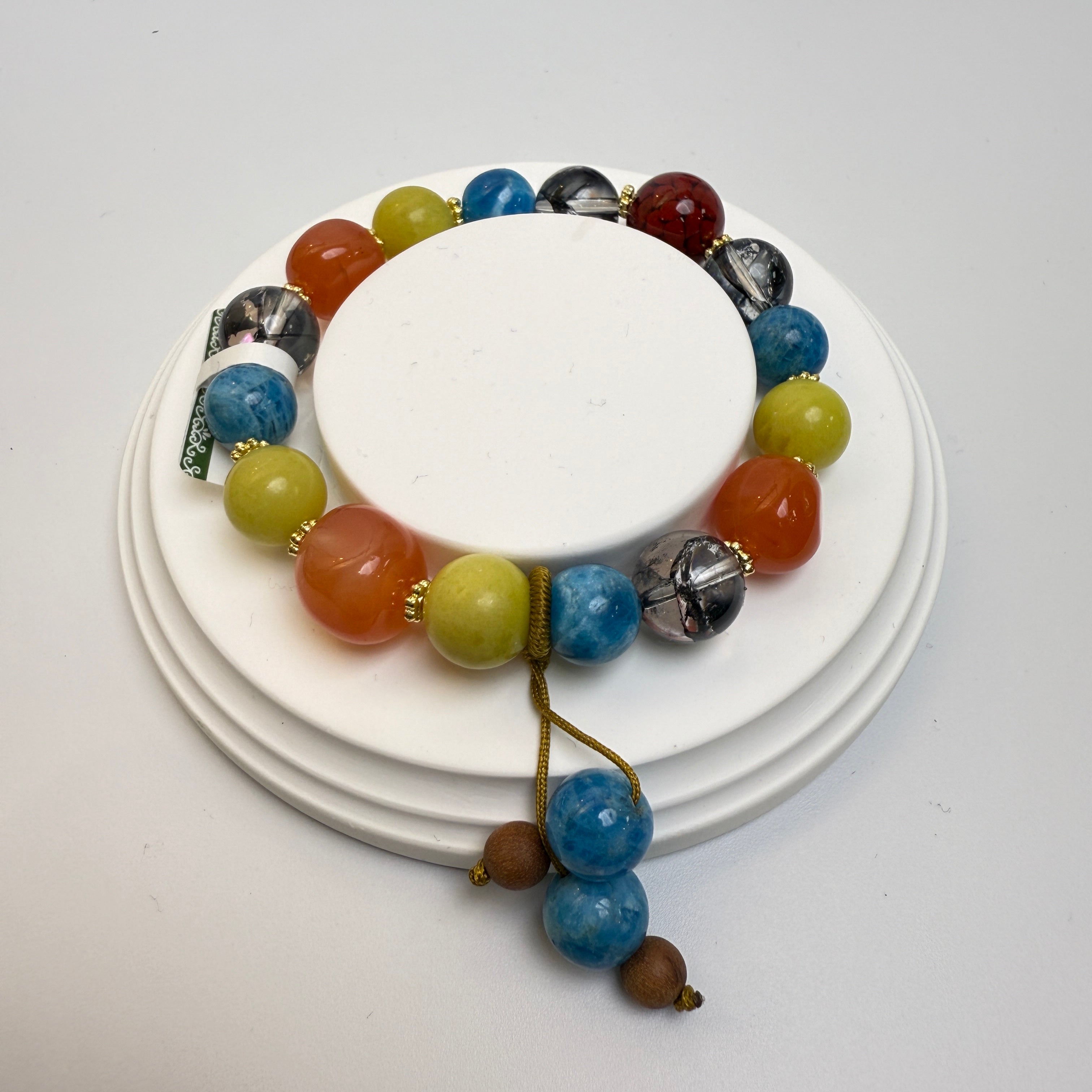 Vibrant Fringe Beaded Bracelet