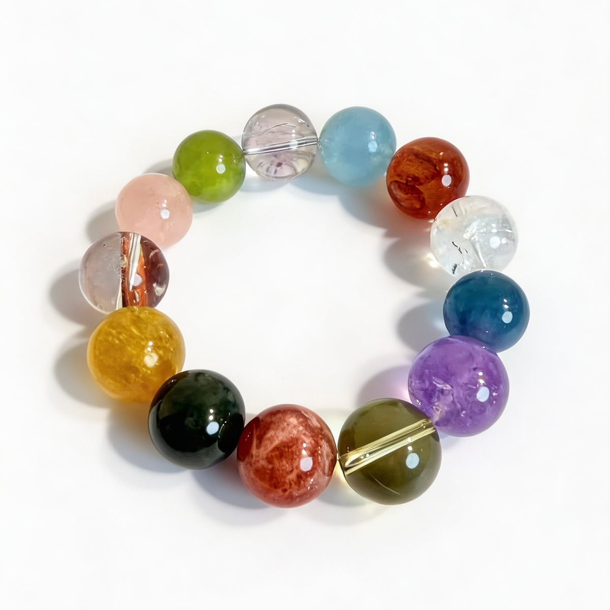 Mixed Multi-Stone Healing Crystal Bracelet