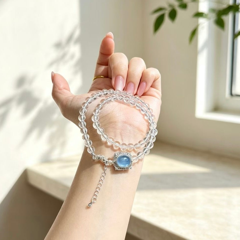 Lunar Azure Clarity Bracelet