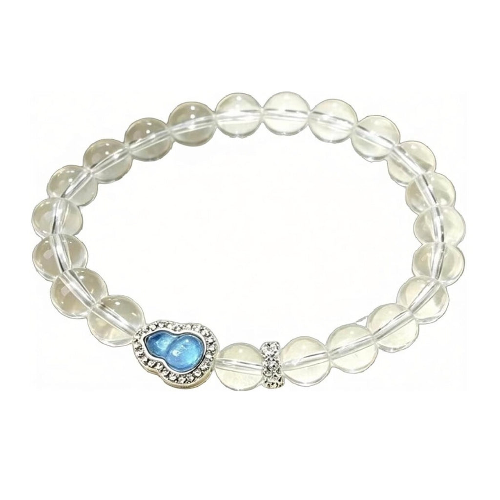 Lunar Calm Gourd Single‑strand Bracelet