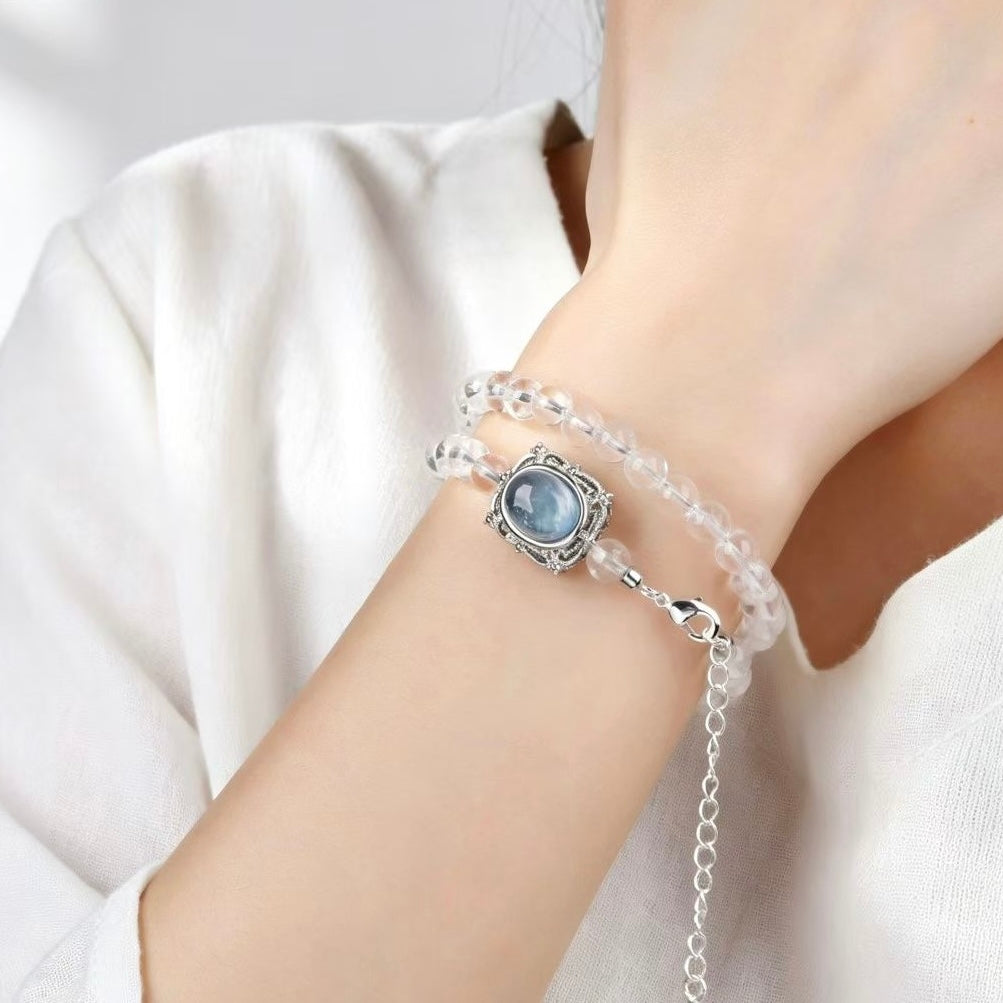 Lunar Azure Clarity Bracelet