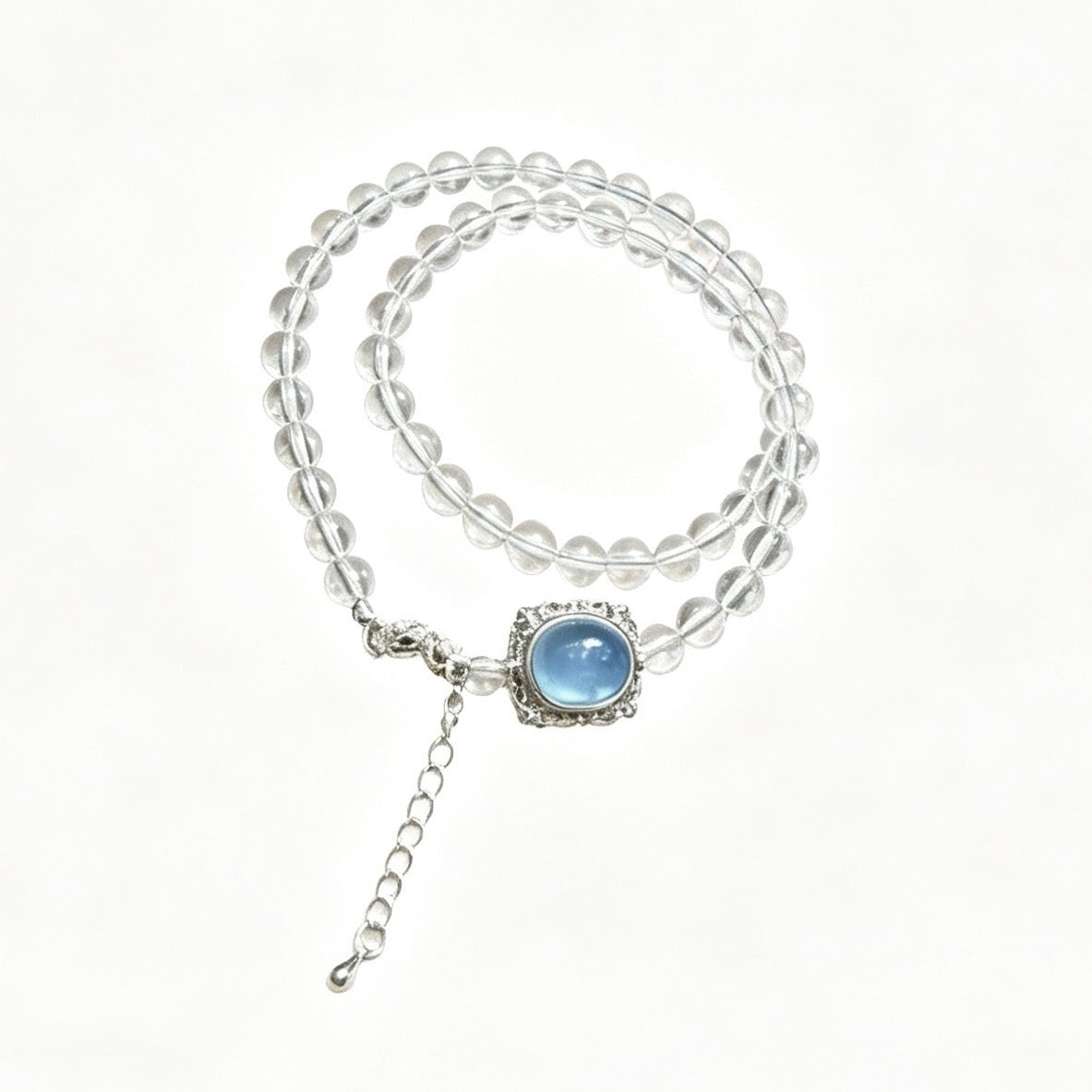 Lunar Azure Clarity Bracelet