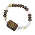 Agarwood Mantra Clear Quartz Blessing Bracelet