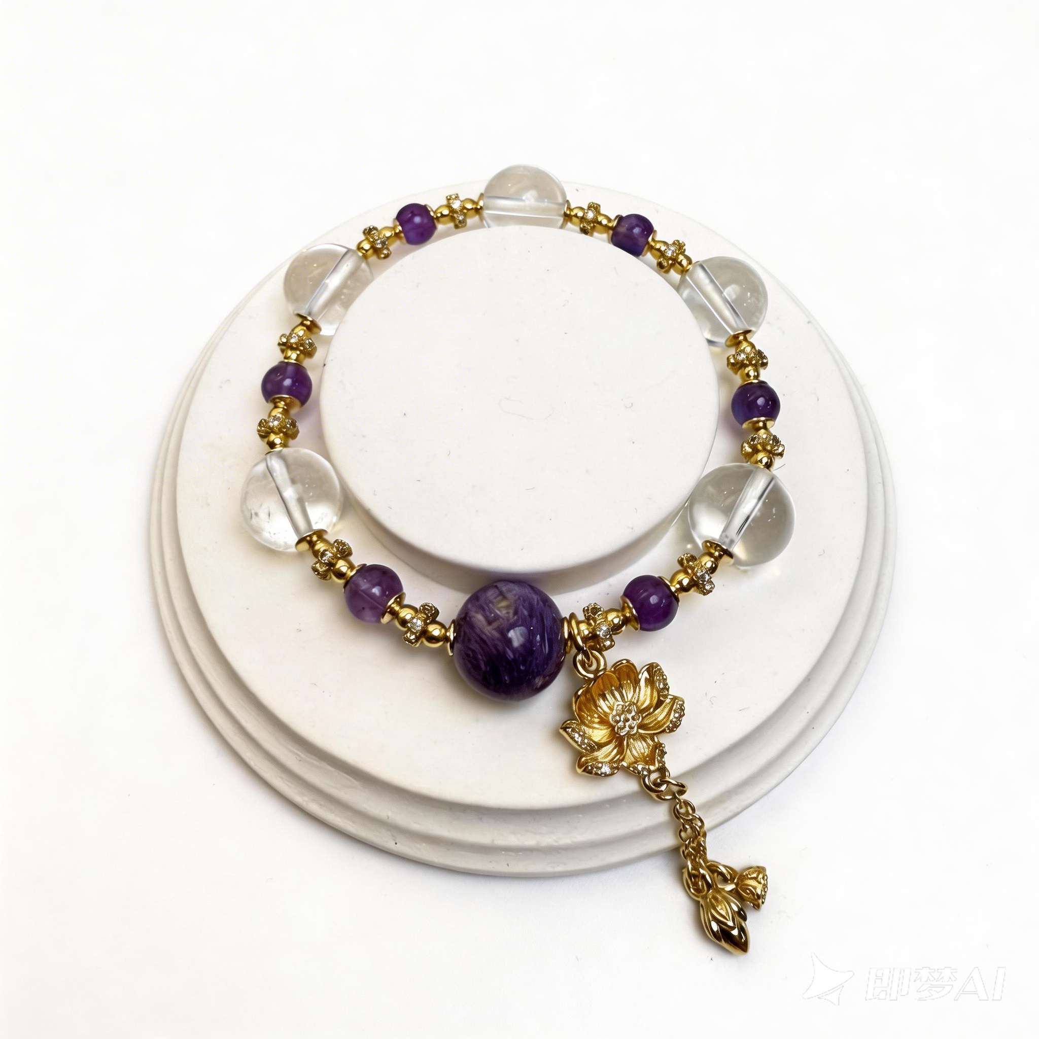 Amethyst Whisper & Golden Bloom