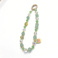 Vibrant Gemstone & Wood Phone Charm